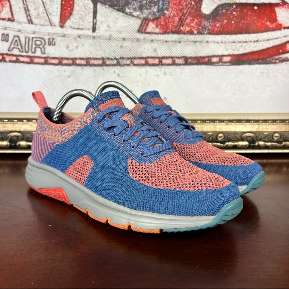 Camper Drift Touring Women's Low Top Knit Running Shoe Size 9 EUR 40 Blue